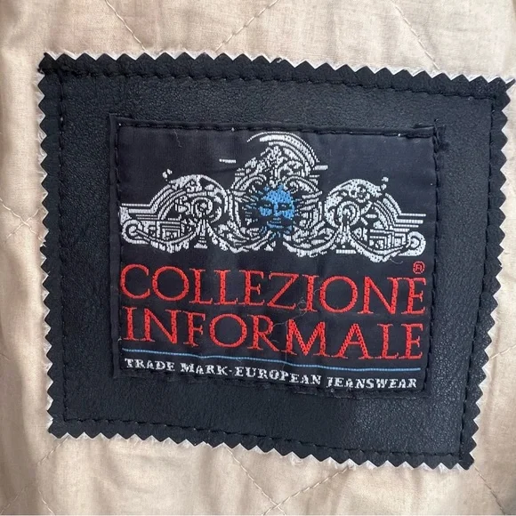 Leather jacket vintage, Collezione Informale. Made in Greece